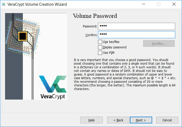 Verycrypt Volume Password
